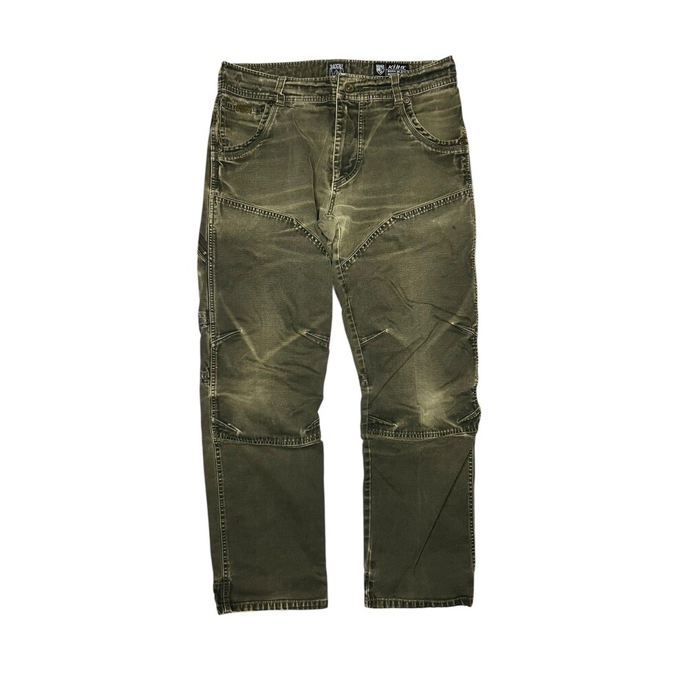 KUHL The Law Straight Fit Pants Reinforced Double Knee Men's 34x32 Workwear